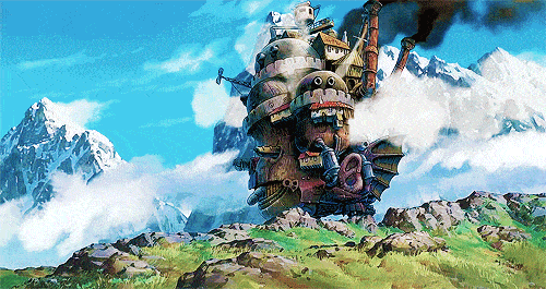 Airship Howls Moving Castle GIF  Airship Howls Moving Castle Anime   Discover  Share GIFs