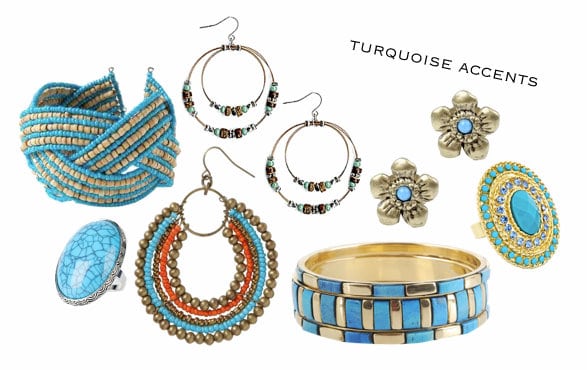 Turquoise clothing and accessories under 25 dollars