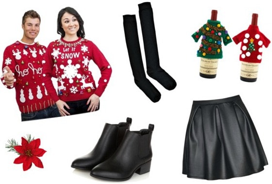 Ugly Christmas sweater look 1
