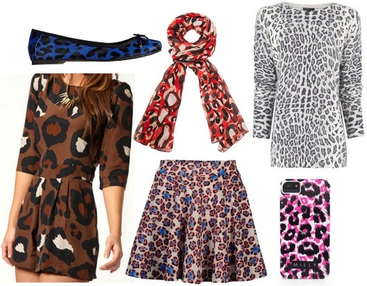 Unconventional leopard print fall 2013 trend