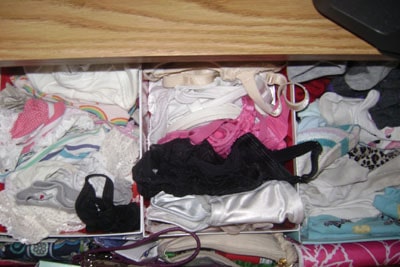 eek my underwear drawer!