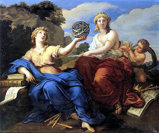 Uranie et Melpomene