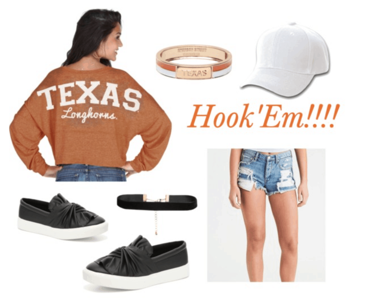 UT Austin tailgating outfit idea