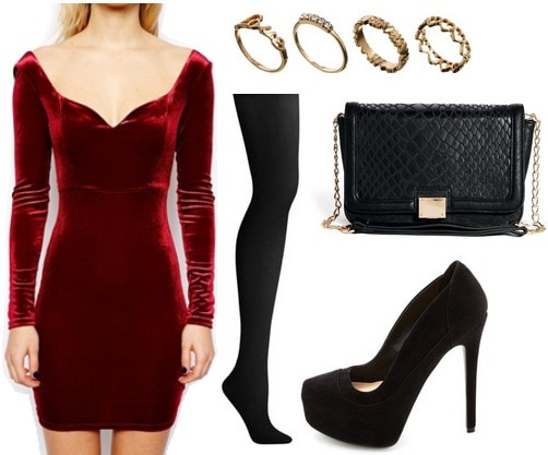 V day night out look