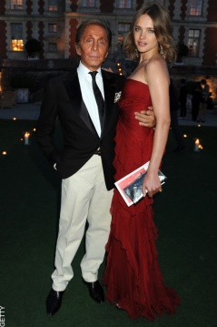 Valentino and Natalia Vodianova
