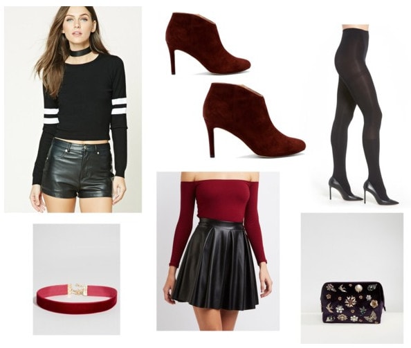 varsity sweater outfit night
