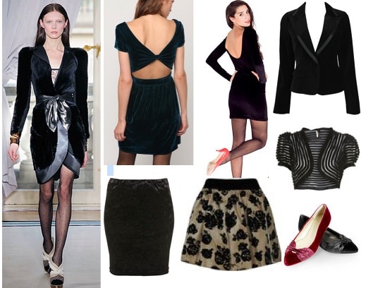 velvet clothing