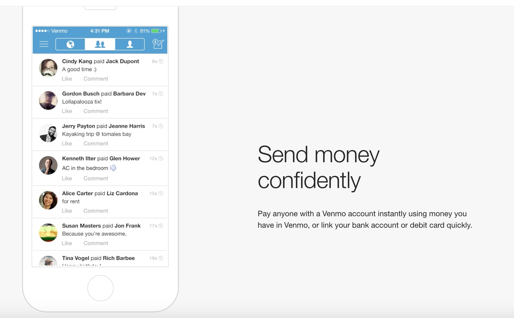Venmo screenshot