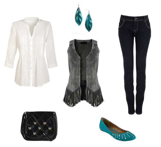 Fringed Vest Outfit