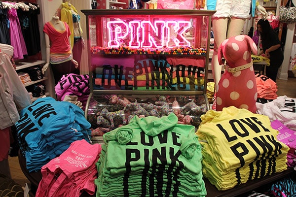 VS Pink Soho store