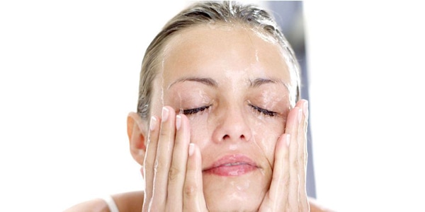 Washing face