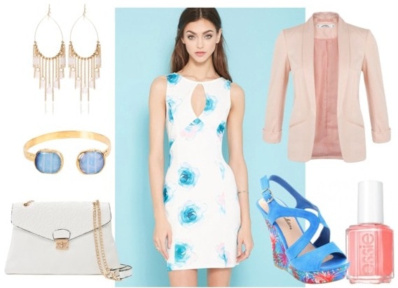 Class to Night Out: Watercolor Dress - College Fashion