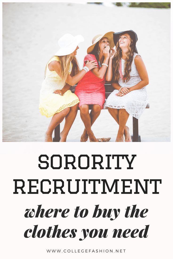 Where to Find Clothes for Sorority Recruitment