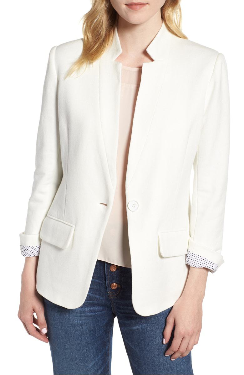 White blazer from Nordstrom