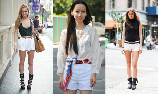 denim shorts style