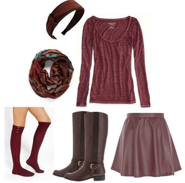 Wuthering-Heights-Repeating-Past-Leather-Skirt