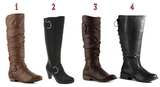 Wide calf boots 1