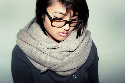 Girl with the winter blues