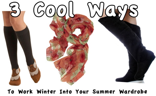 3 ways to wear your winter clothes in summer