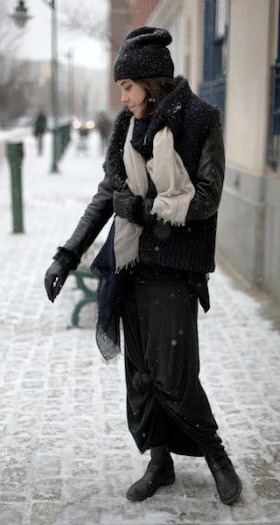 Winter street style at risd