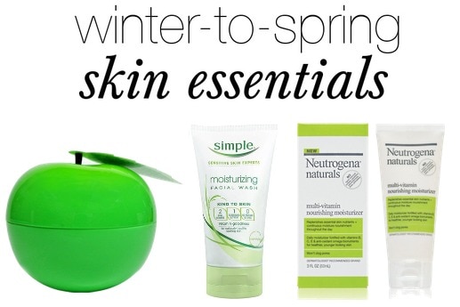Winter to spring skincare essentials