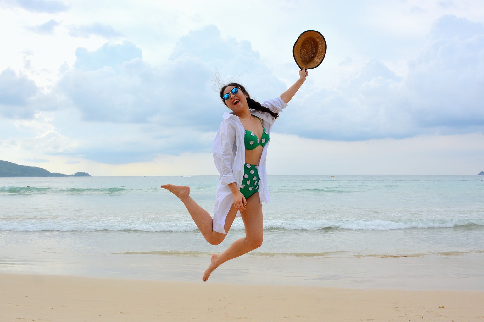 Woman in a bikini