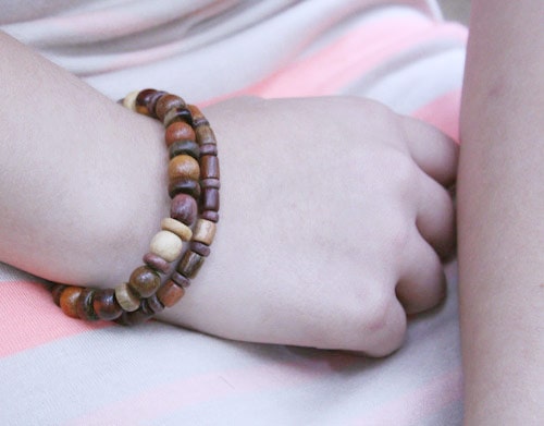 Wooden bracelets