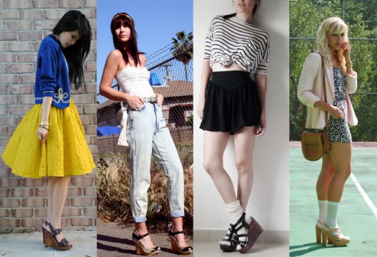 Wooden Platforms Street Style