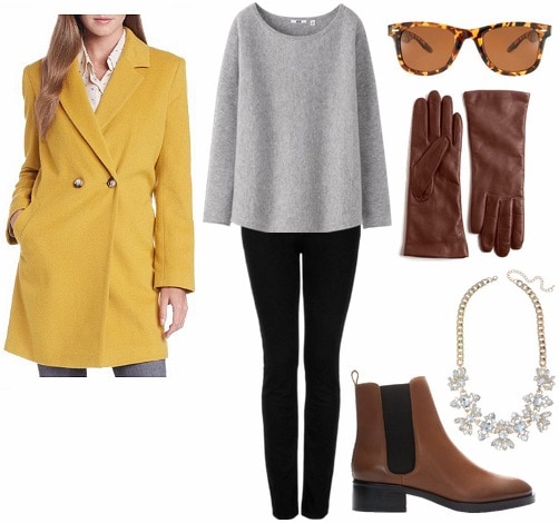 Wool coat outfit