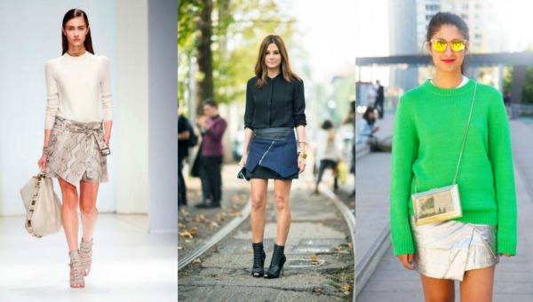 Wrap skirt trend