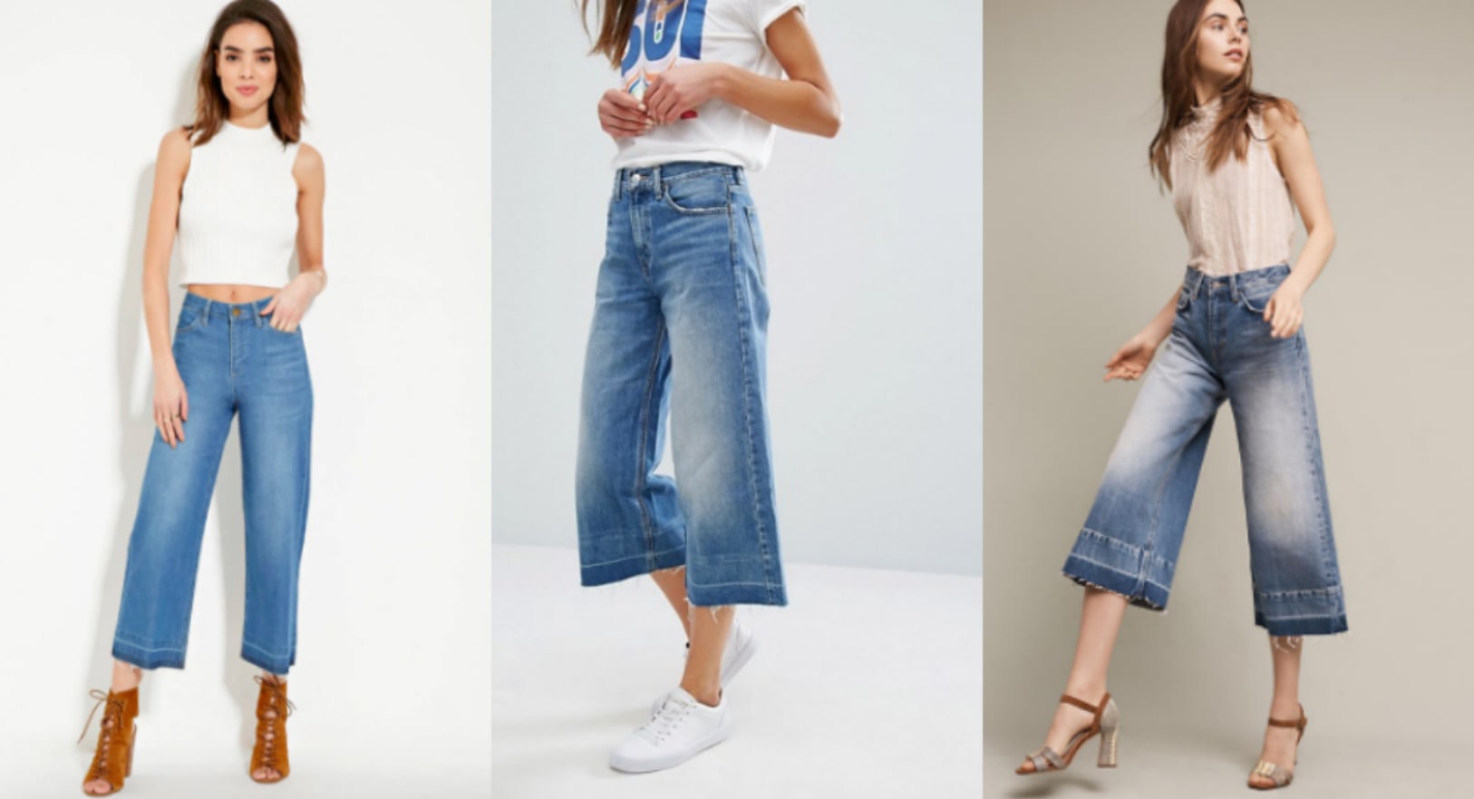 Would You Wear Denim Culottes College Fashion