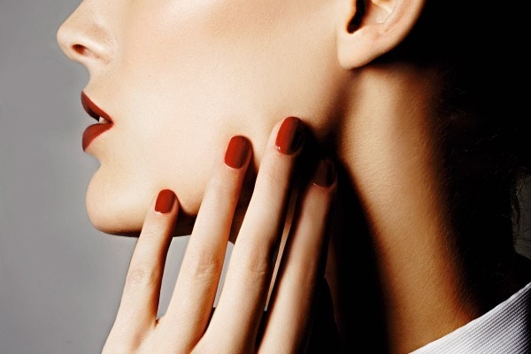 Red manicure