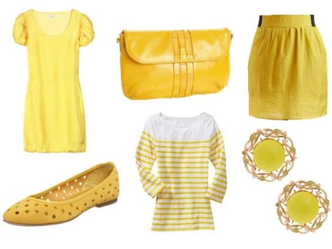 Yellow Clothing and Accessories