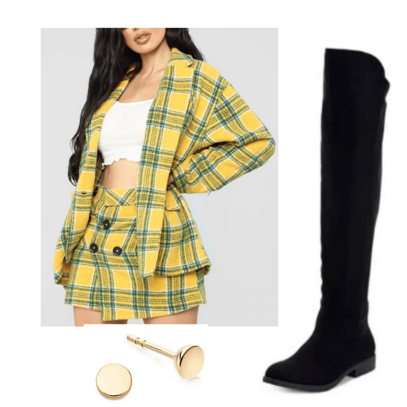 Cher inspired yellow outfit