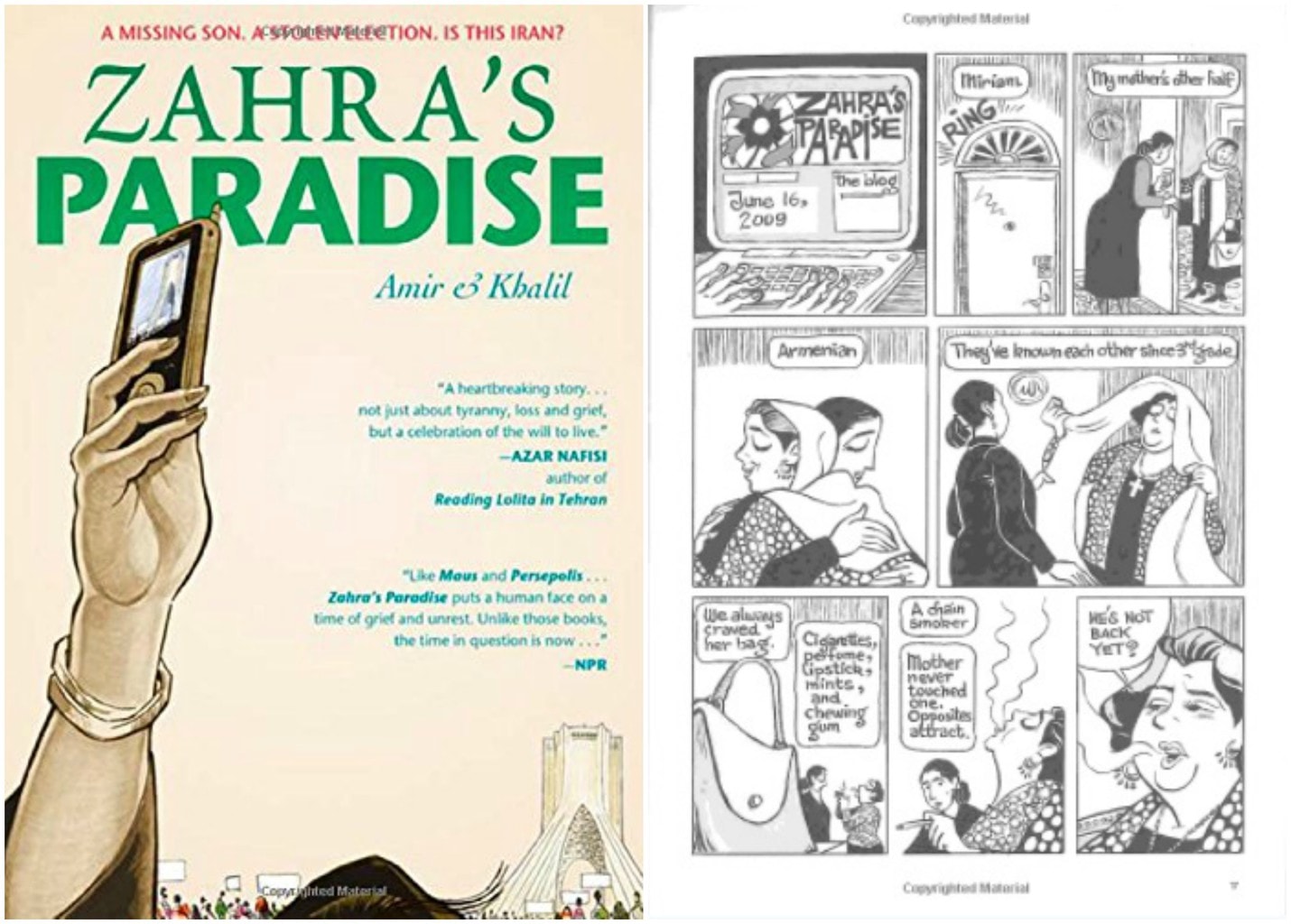 Zahra's paradise book cover