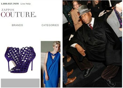 Zappos couture and andre leon talley