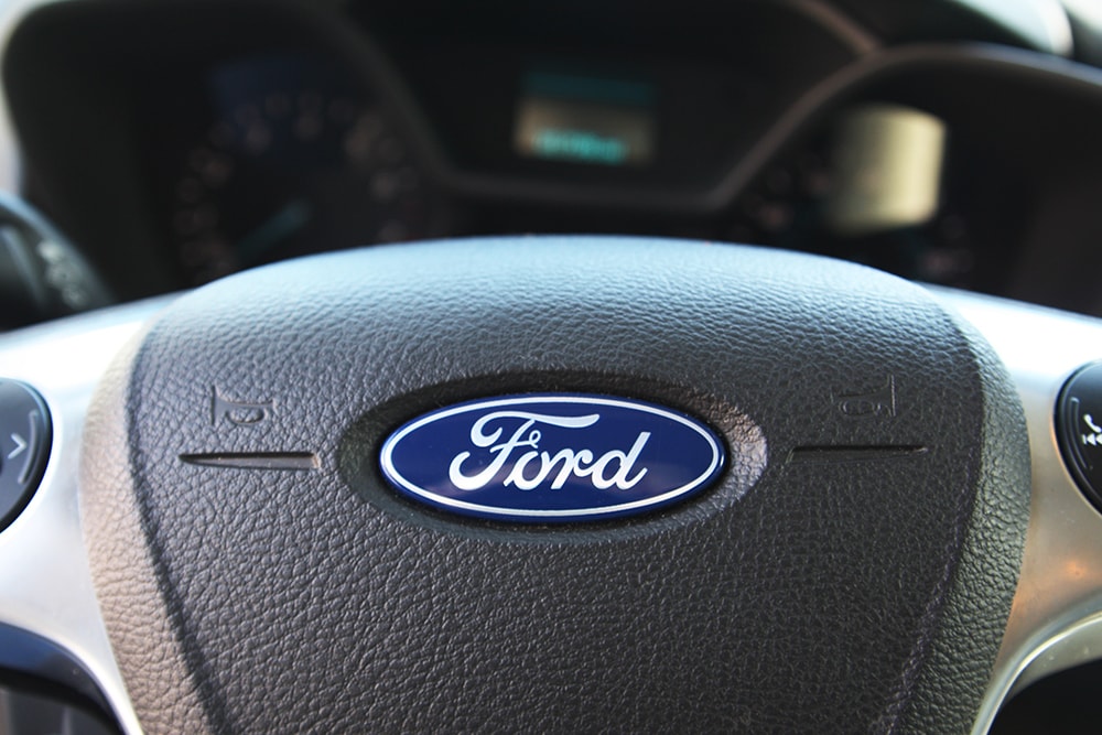 Zipcar experience: Ford steering wheel