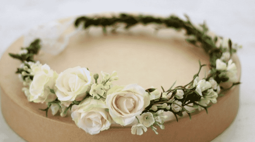 Floral headband