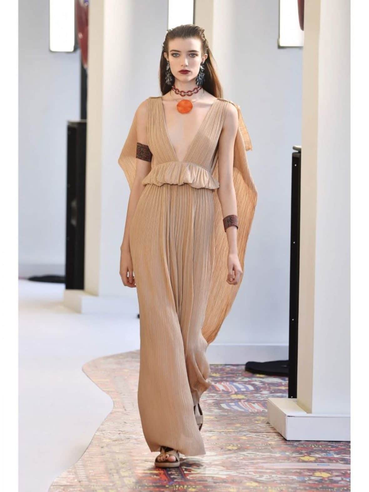 Chloe grecian evening dress Spring 2019