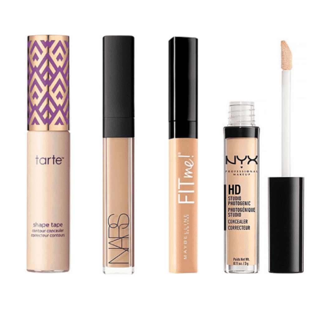 How to get the no makeup makeup look Concealer: Tarte Shape Tape Concealer, Nars Concealer, Maybelline Fit Me Concealer, NYX HD Studo Photogenic Concealer