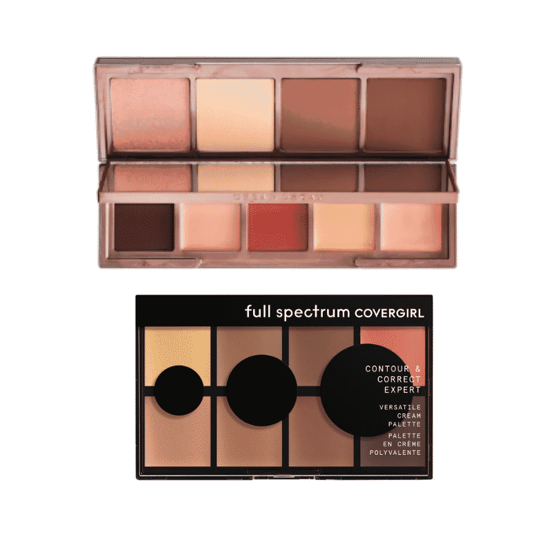 Makeup for dark skin: Contour palettes