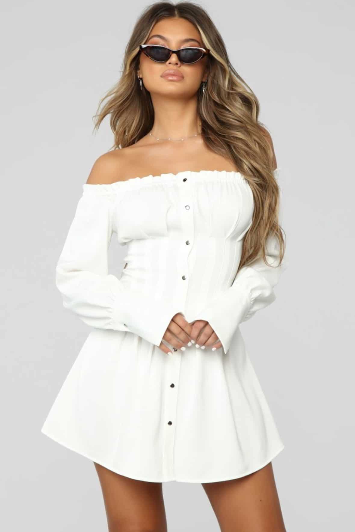 Fashion Nova pleated dress