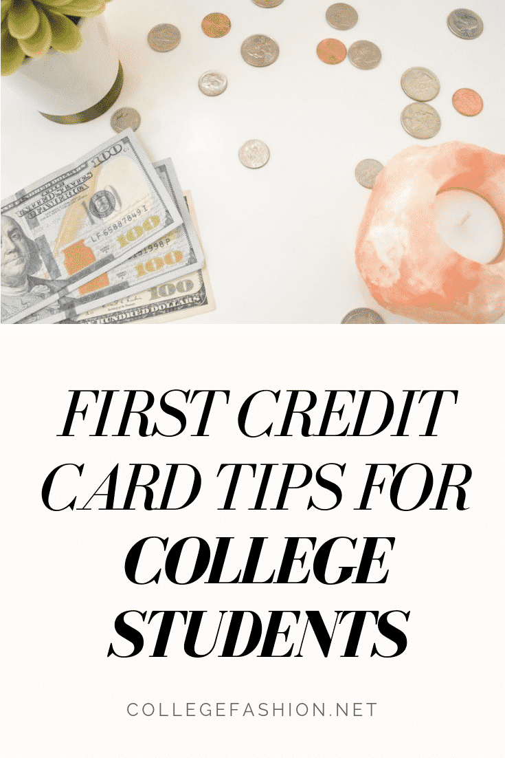 First credit card tips for college students -- things every college girl should know about credit