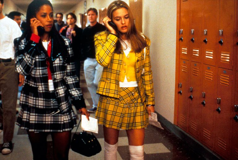 Clueless style: Cher and Dionne in plaid outfits