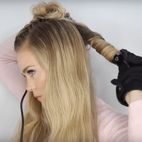 How to do a mohawk braid: step 4 curl hair