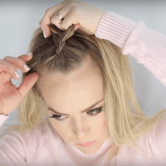How to do a mohawk braid step two