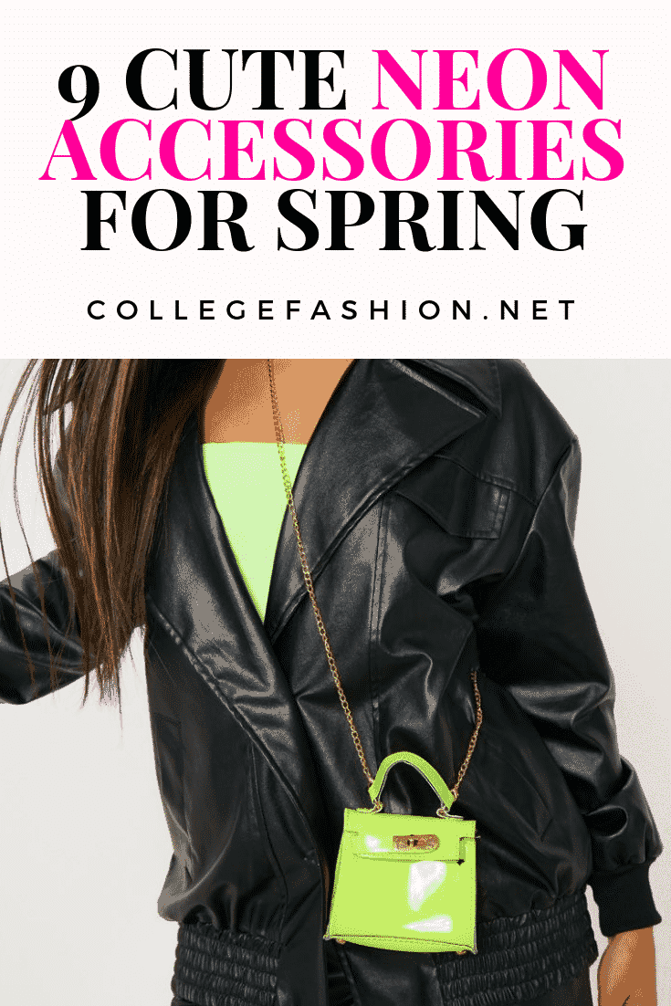 Spring Accessory Trend: Neon Colorblocking  Neon jewelry, Neon accessories,  Spring accessories