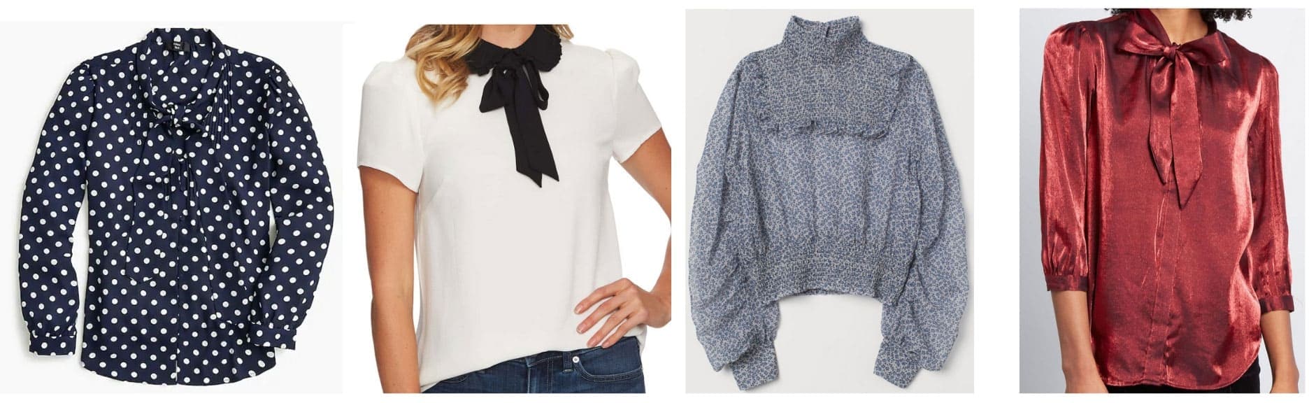 Preppy style 101: Girly blouses