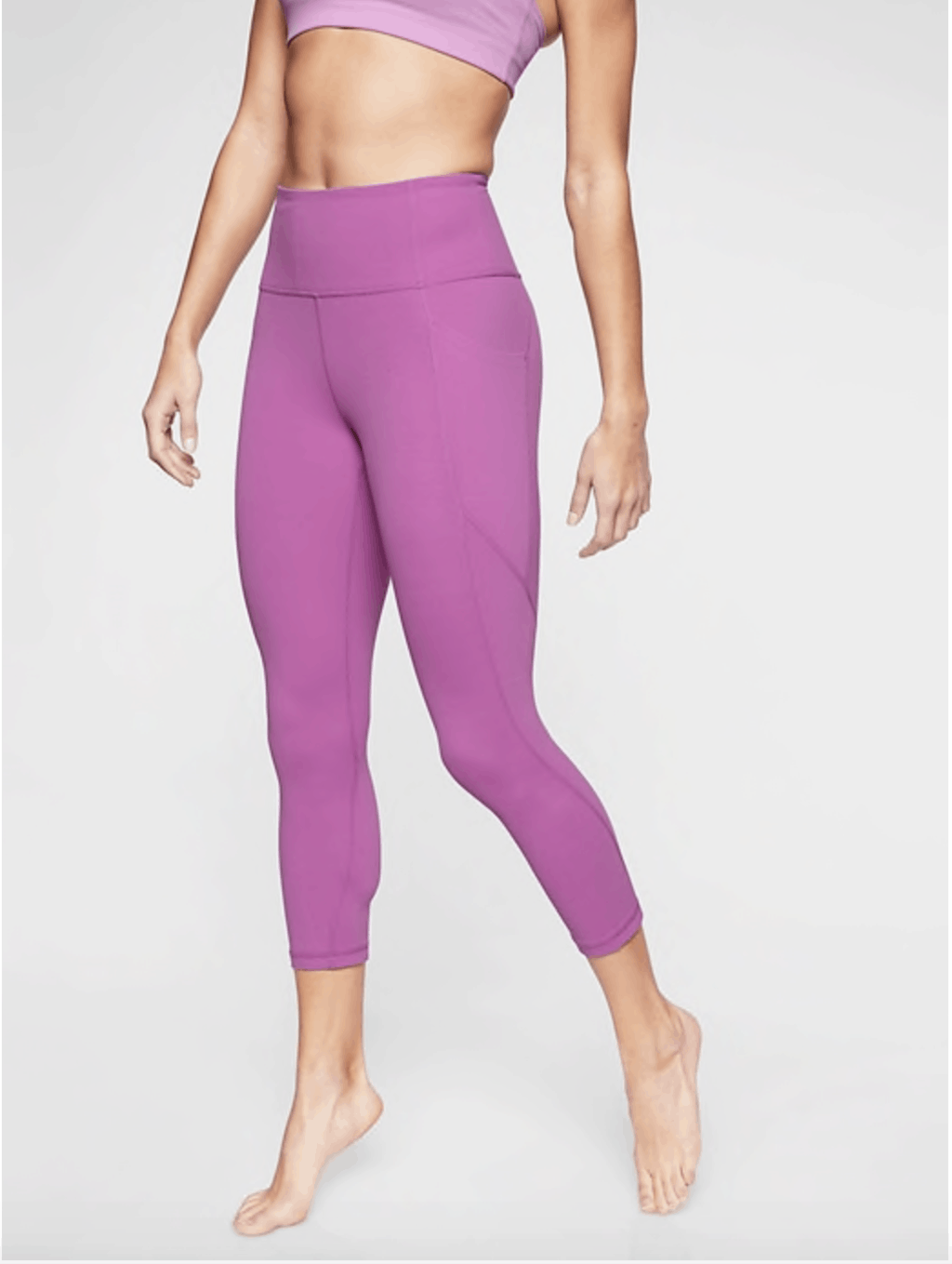 Purple workout leggings