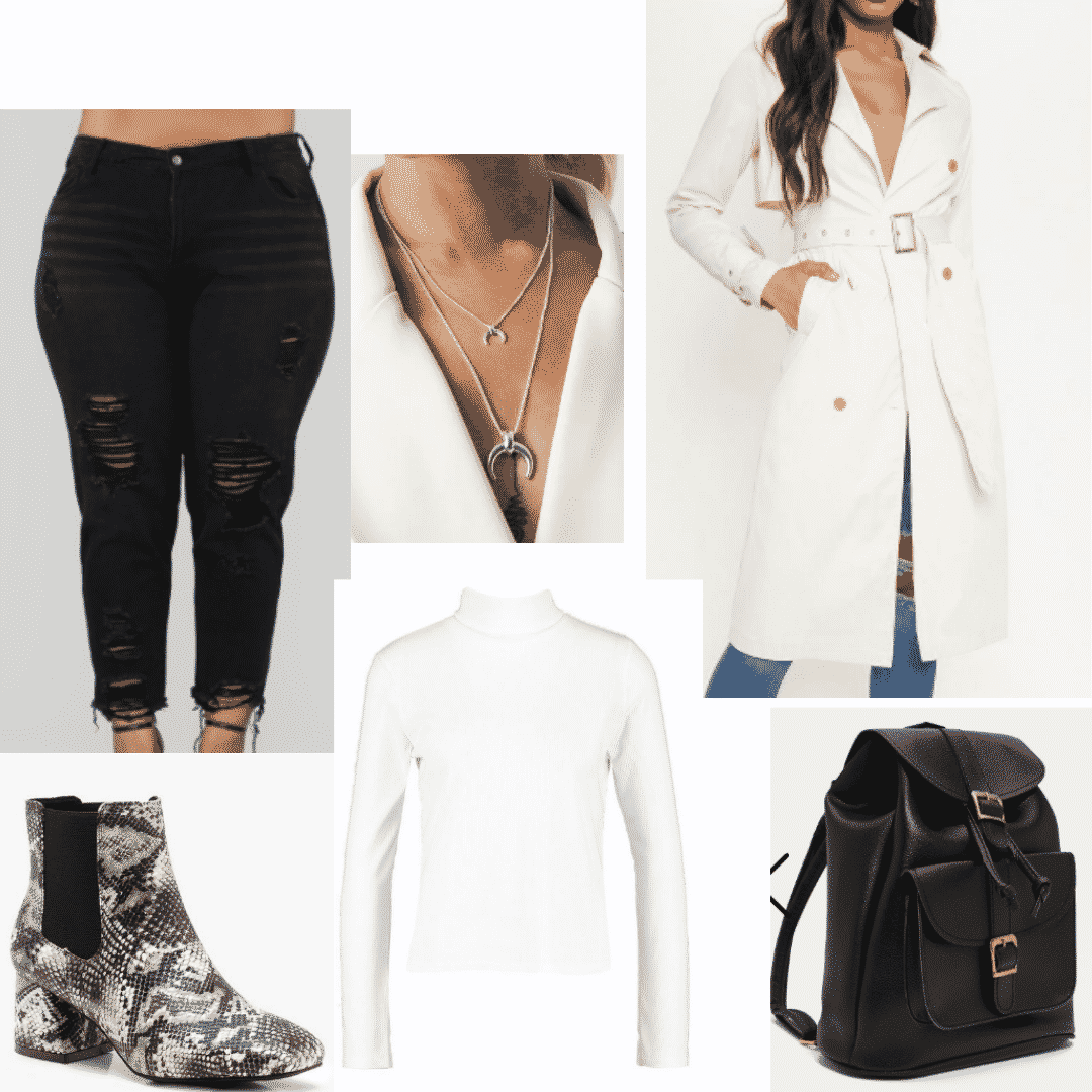 outfits with snakeskin boots